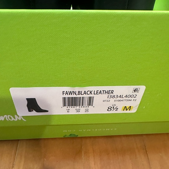 Sam Edelman Fawn Black Ankle Booties - Picture 6 of 6